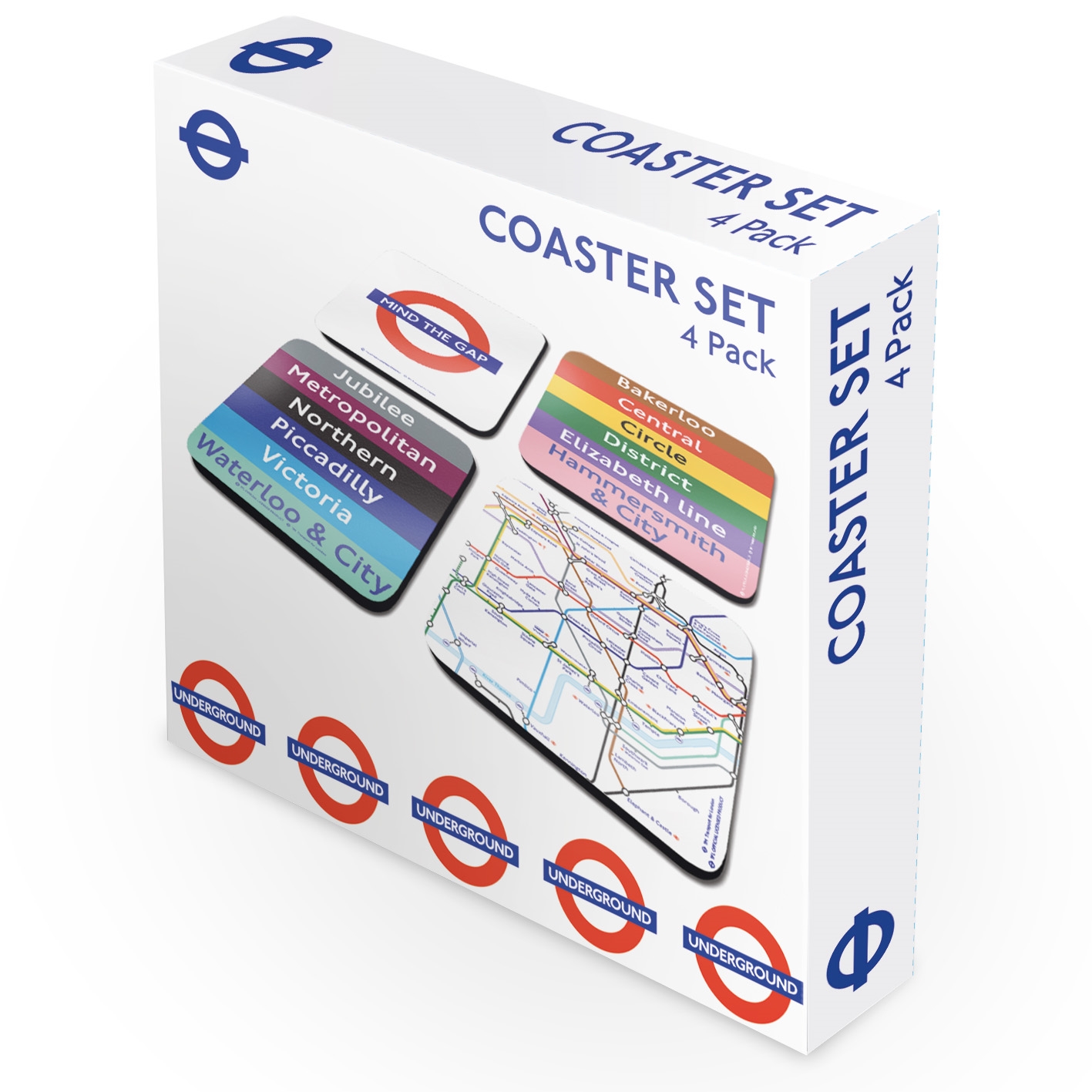 Transport for London (TfL) Coaster Set
