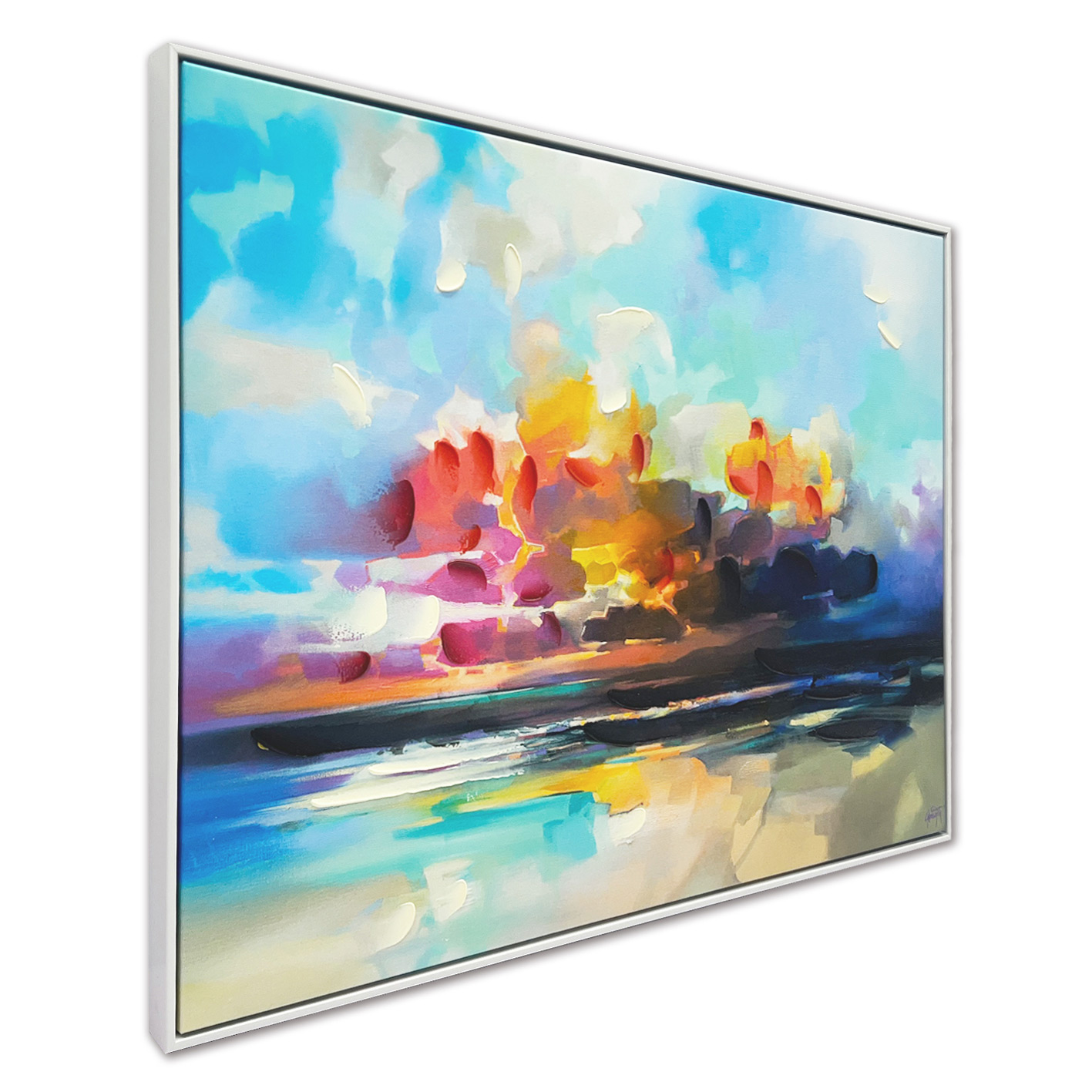 Scott Naismith (Cloud Flow) Premium Framed Canvas Print