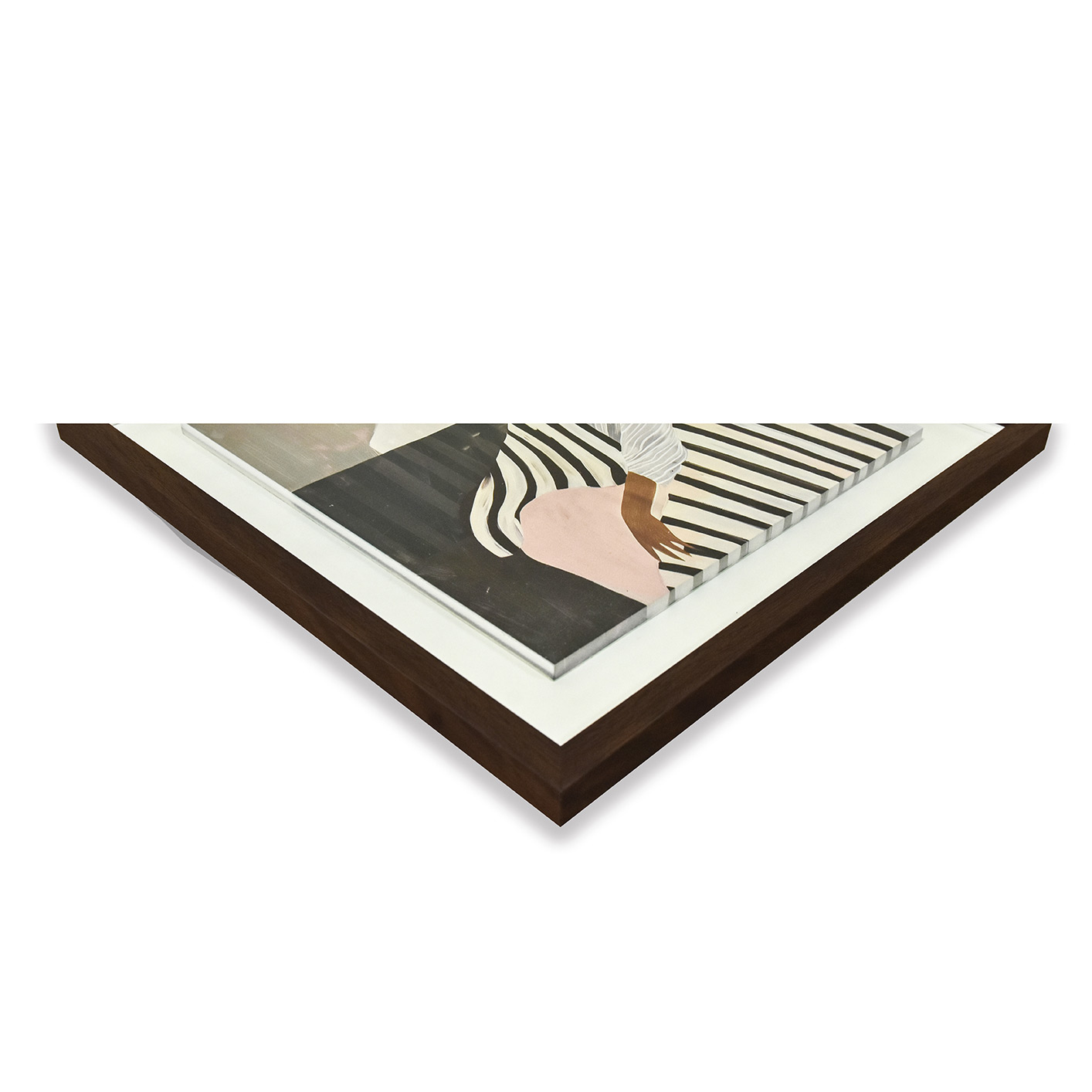 Mowzu (Woman In Recline) Premium Framed Wood Plaque