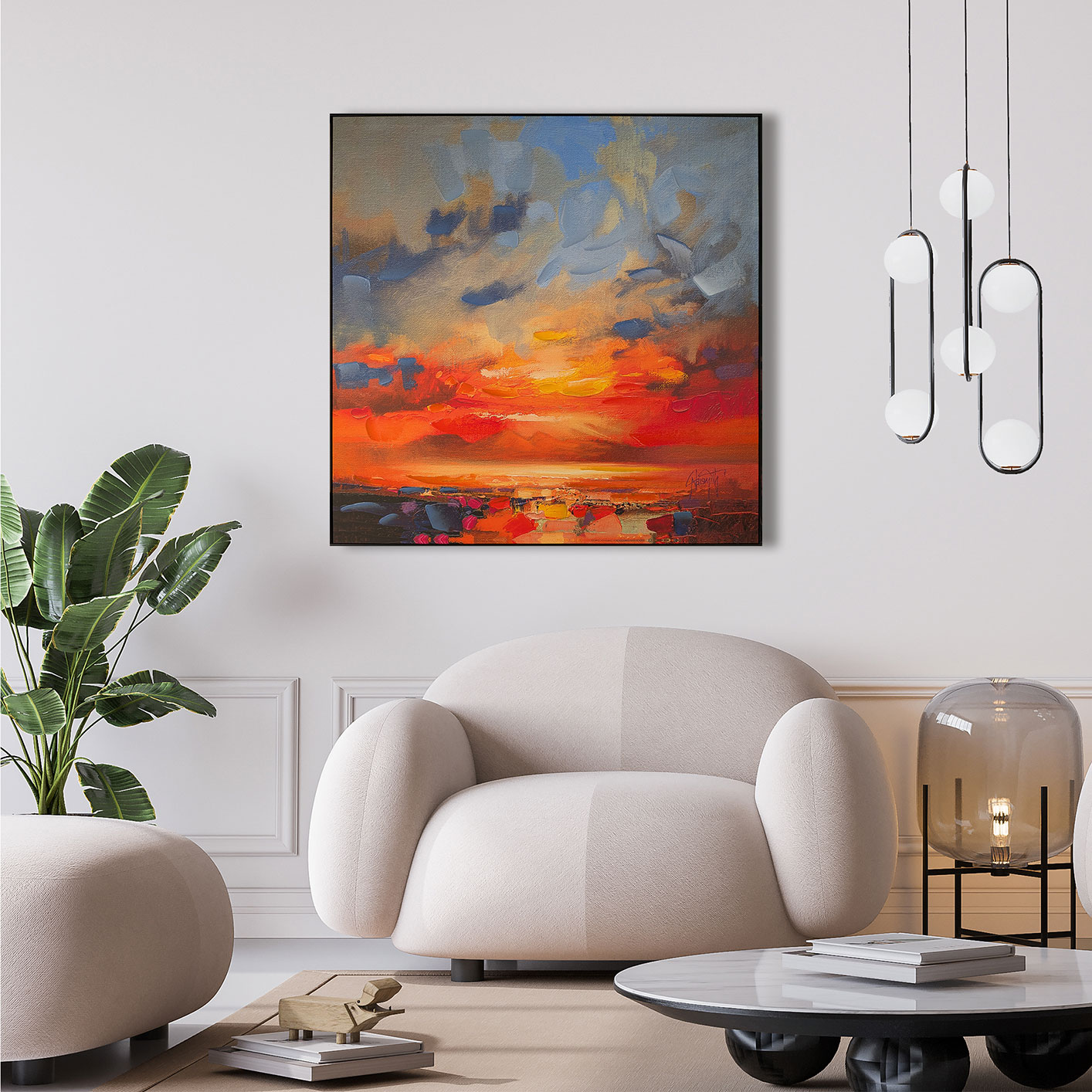 Scott Naismith (Rum Light Study) Premium Framed Canvas Print