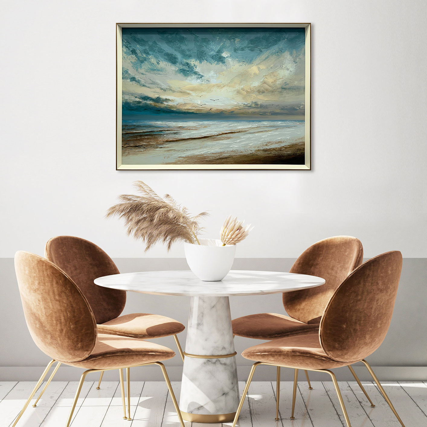 Jago Thomas (Beach Wilderness I) Premium Framed Canvas Print