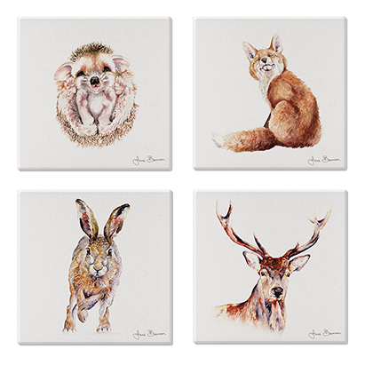 Jane Bannon (In the Fields) Coaster Set