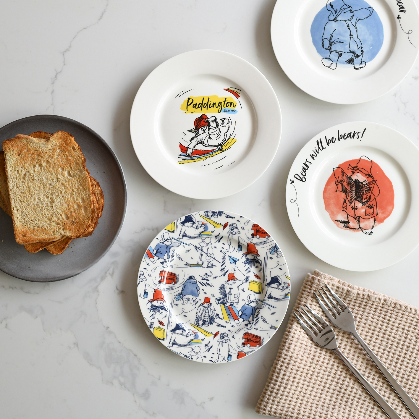 Paddington Bear (Classic Paddington) Side Plate | The Art Group