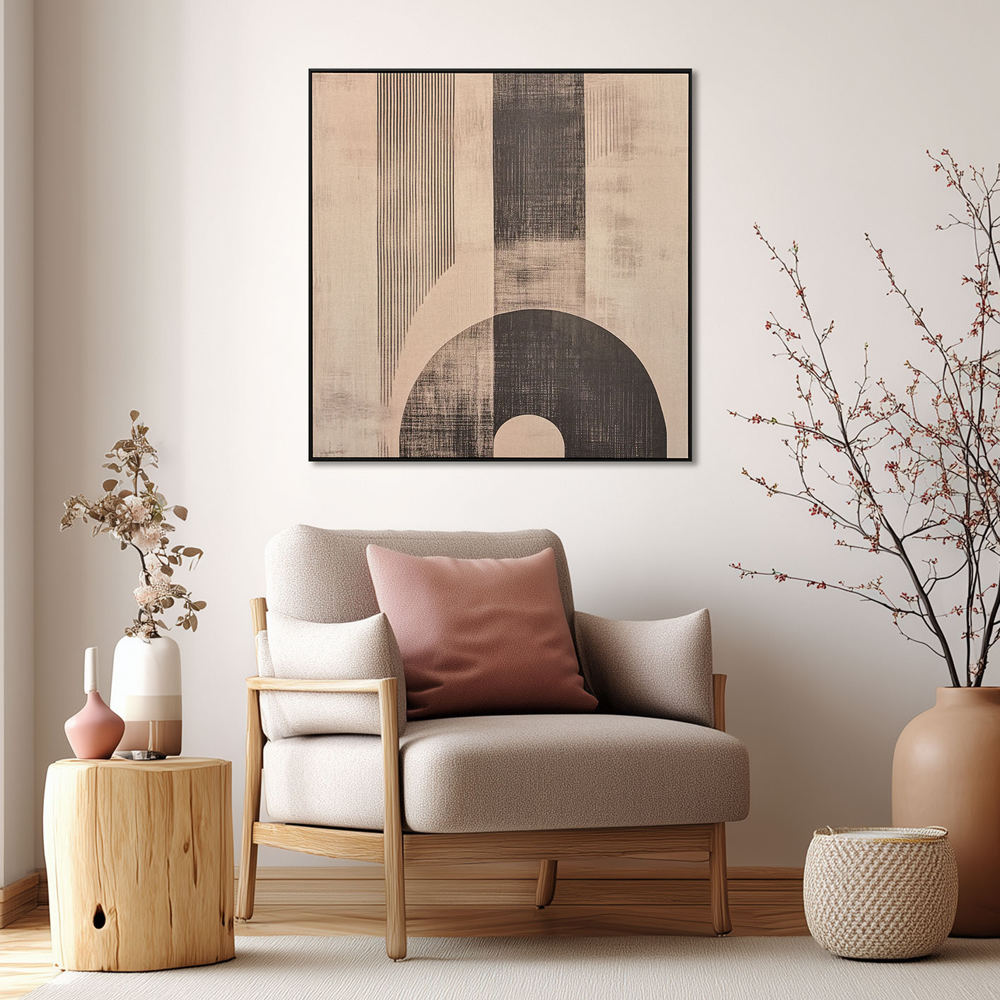 Irena Orlov (Rhythmic Forms)  Premium Framed Canvas Print