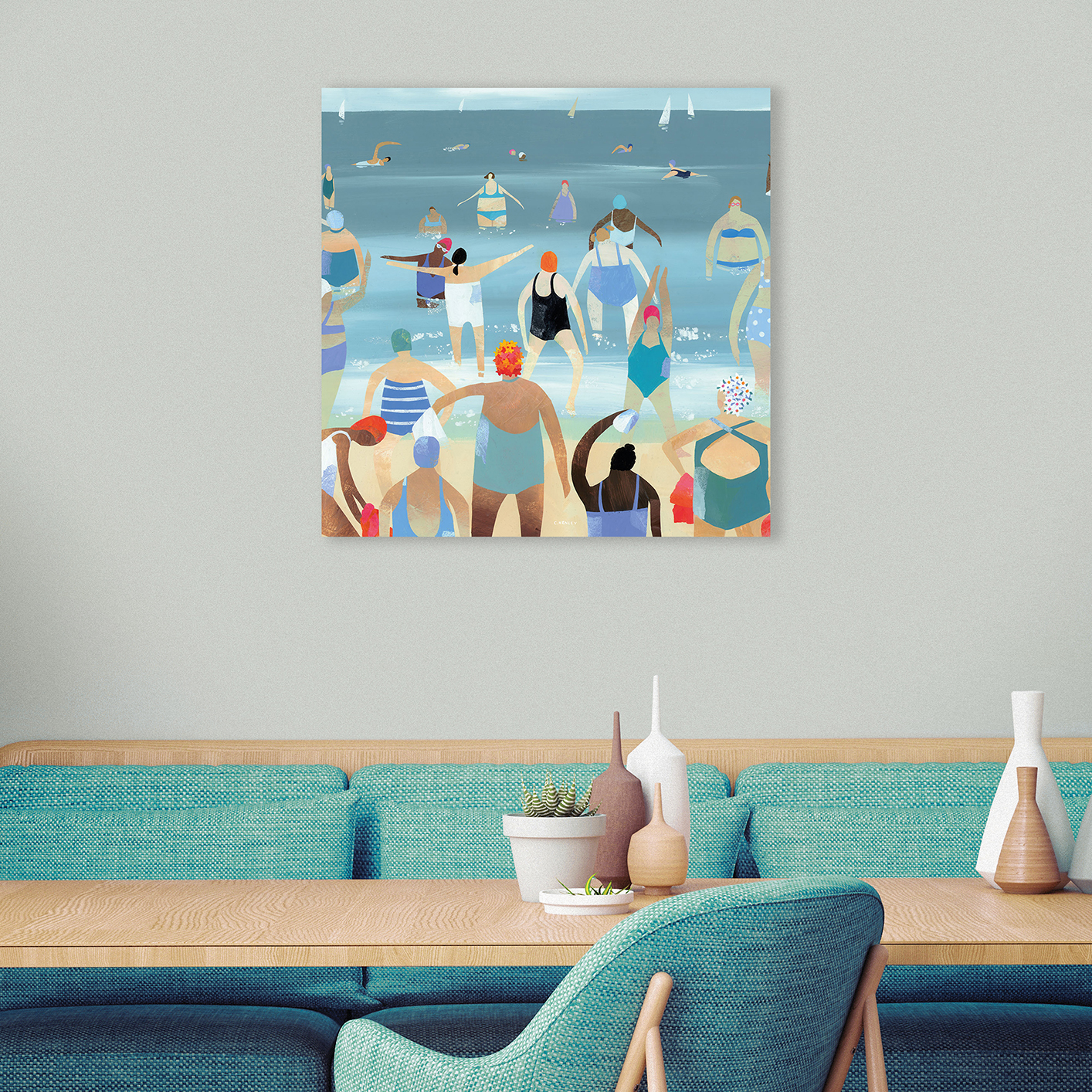 Claire Henley (Wild Women) Canvas Print