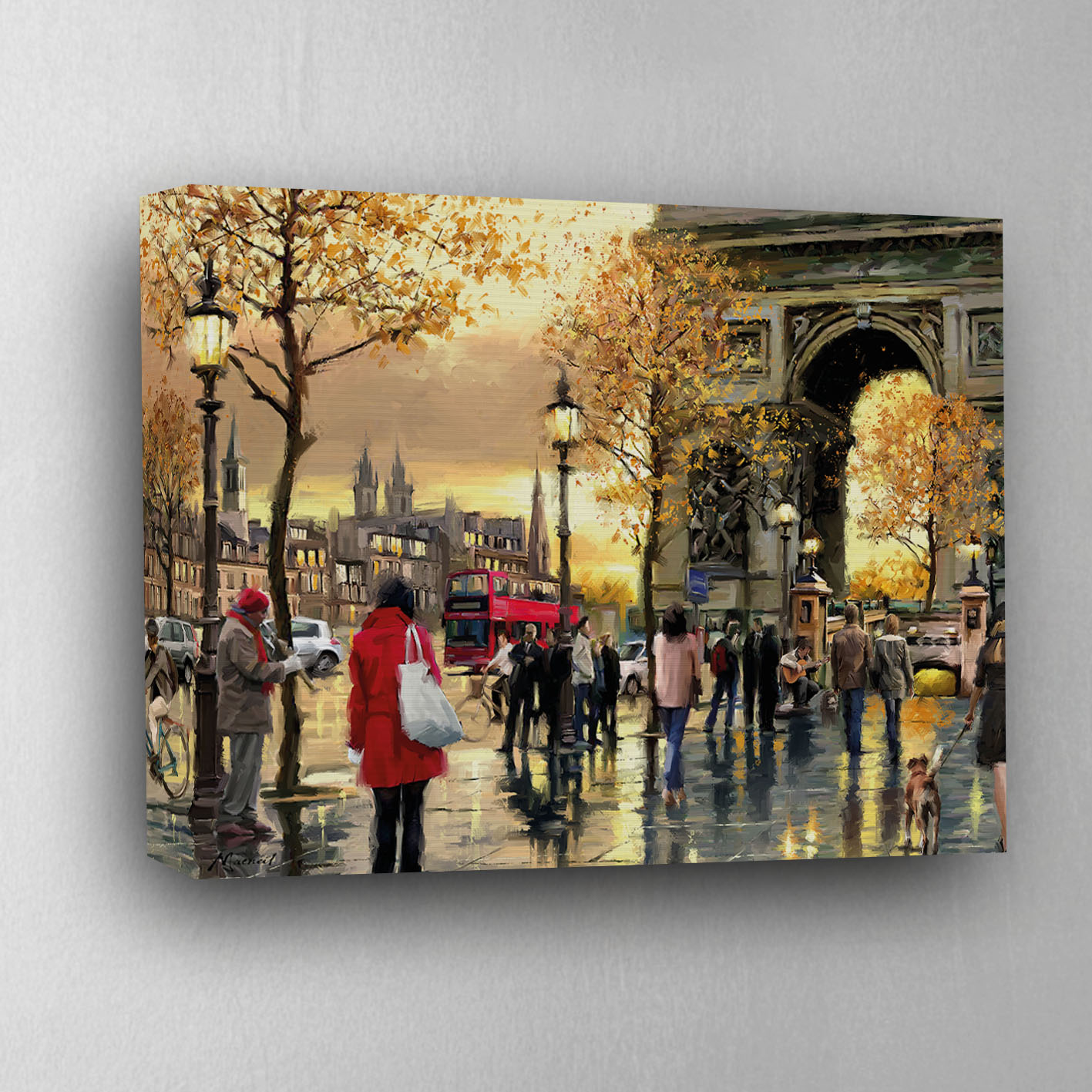 Richard Macneil (Arc De Triomphe) Canvas Print
