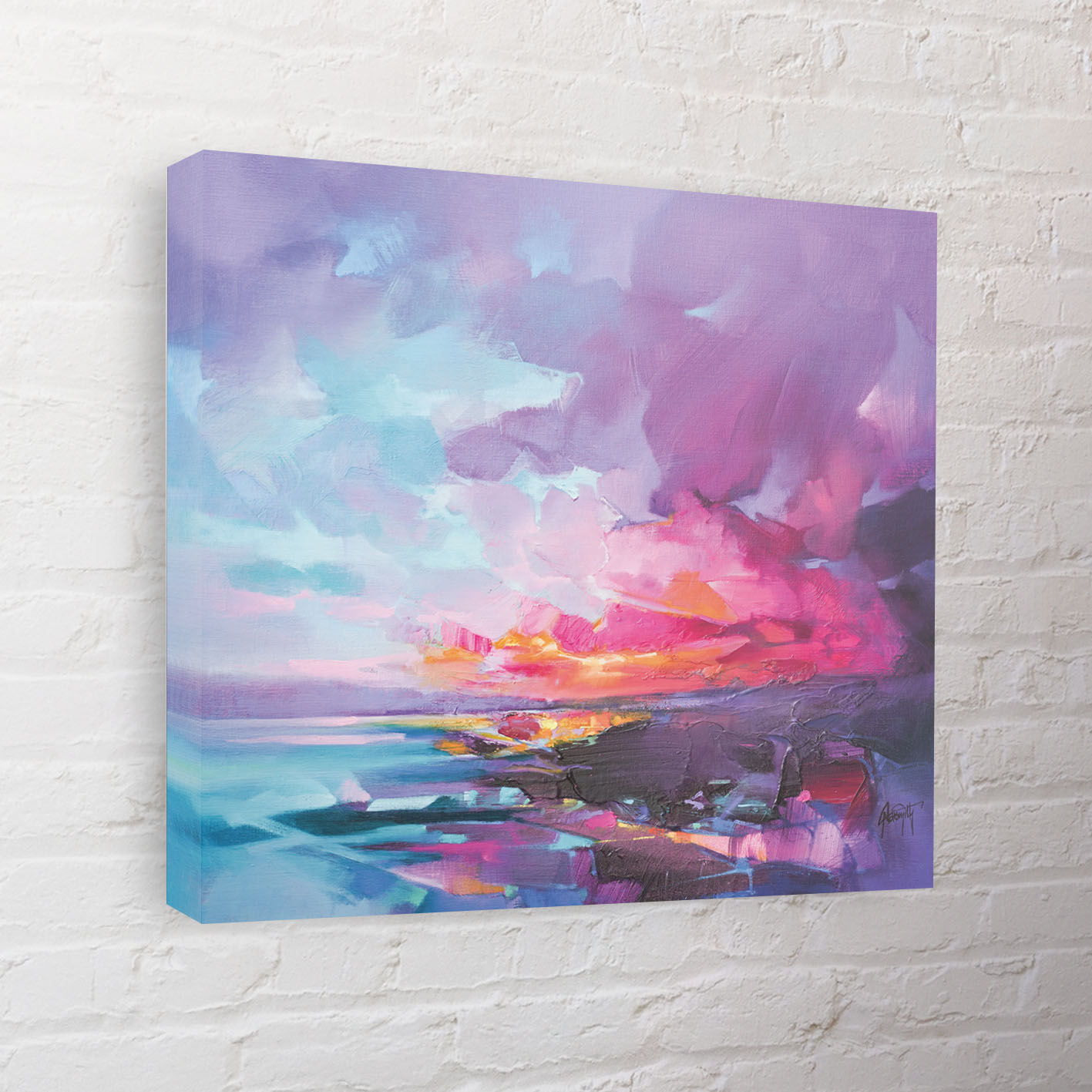 Scott Naismith (Aerial Flow) Canvas Print