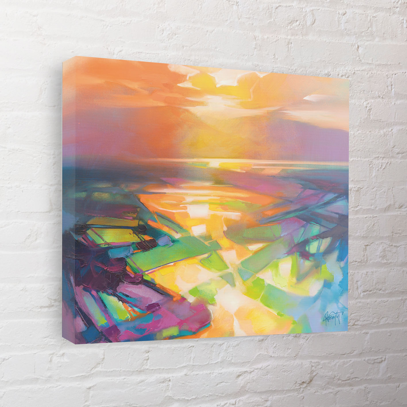 Scott Naismith (Descending Light 1) Canvas Print