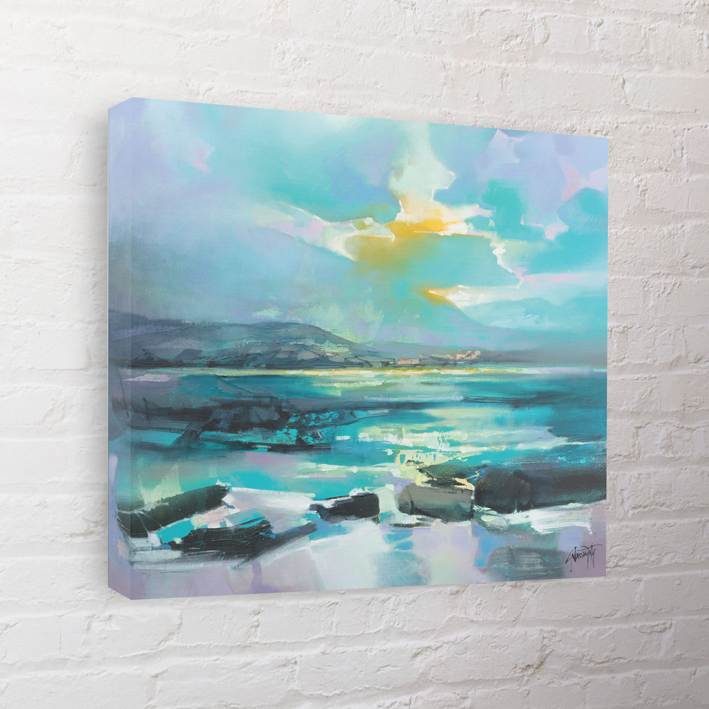 Scott Naismith (Harris Awe) Canvas Print