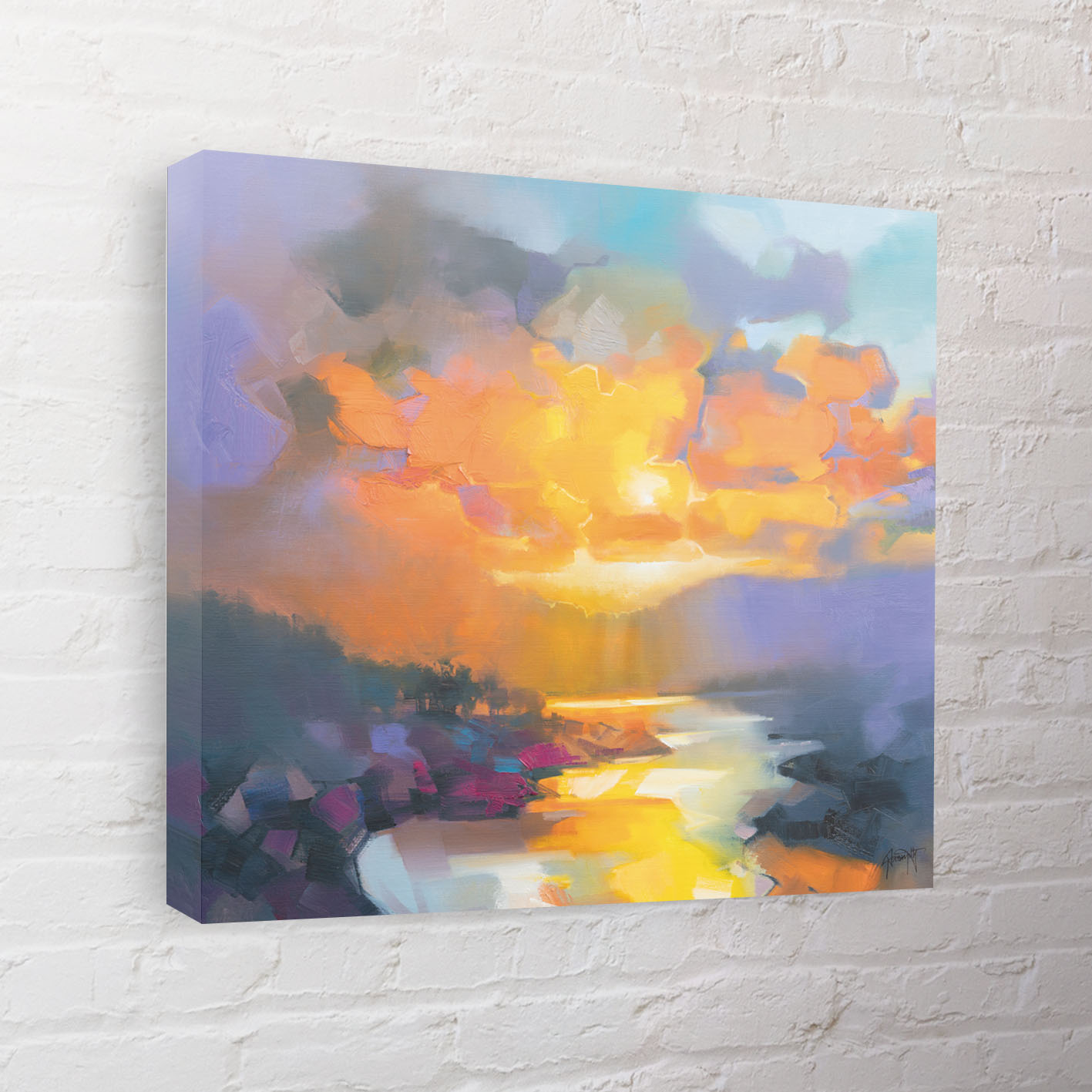 Scott Naismith (Pentland Awe) Canvas Print